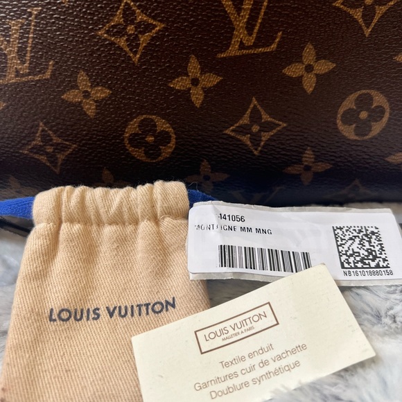 Authentic Louis Vuitton Montaigne MM MNG M41056 - Picture 10 of 10